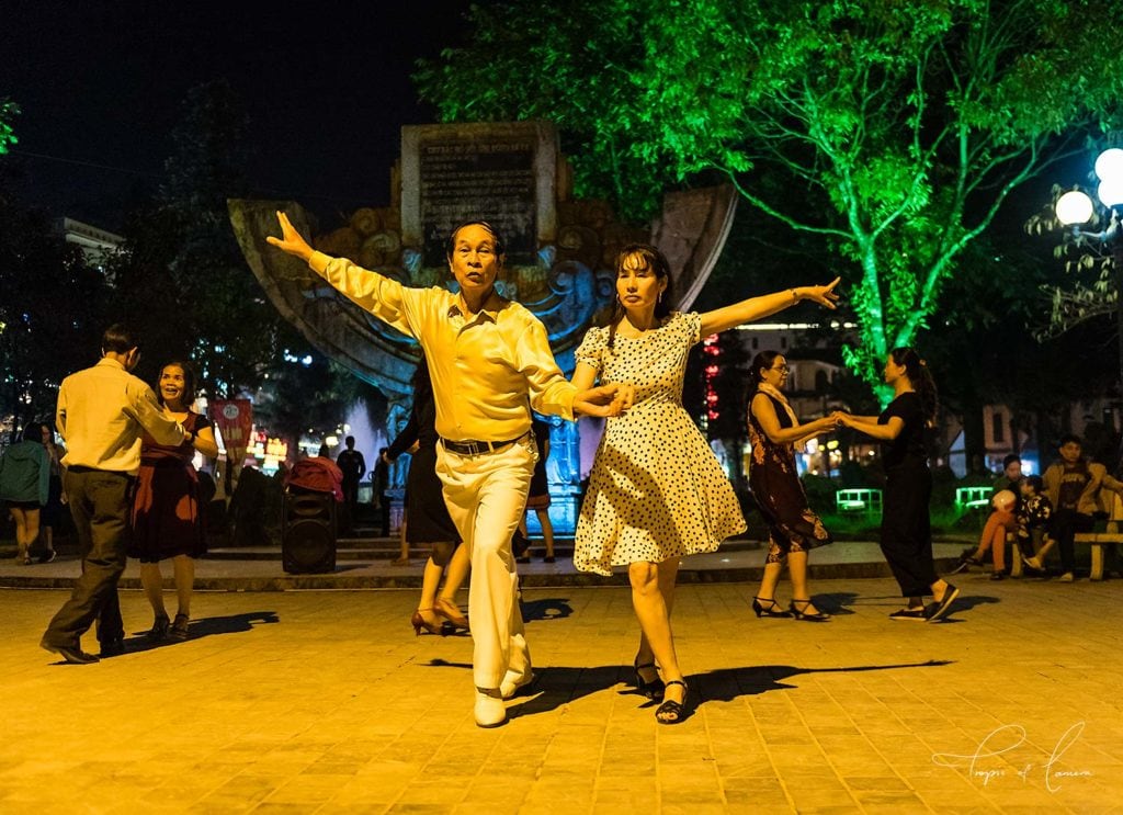 Street dancing in Sapa, Vietnam