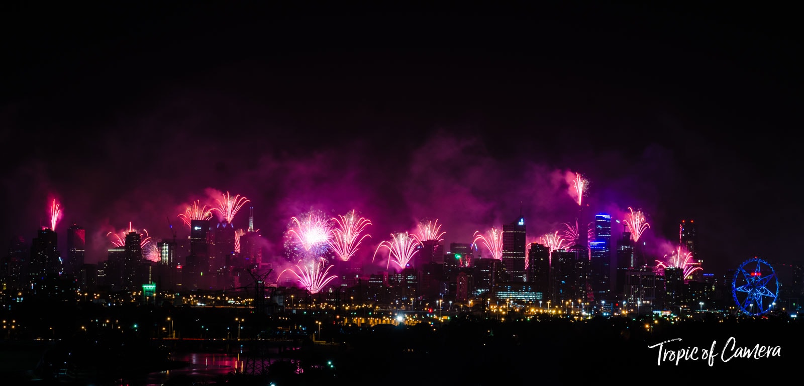 New Year Fireworks in Melbourne