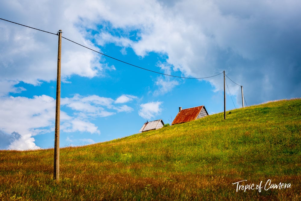 Farm houses in Durmitor National Park, Montenegro