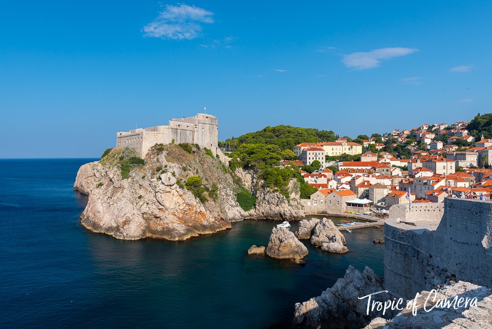 Scenic view of Dubrovnik, Croatia, a key filming location in Game of Thrones